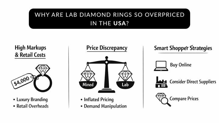 Why Are Lab Diamond Rings So Overpriced in the USA?