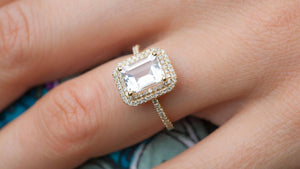 Exploring the Beauty of Emerald Cut Diamond Rings