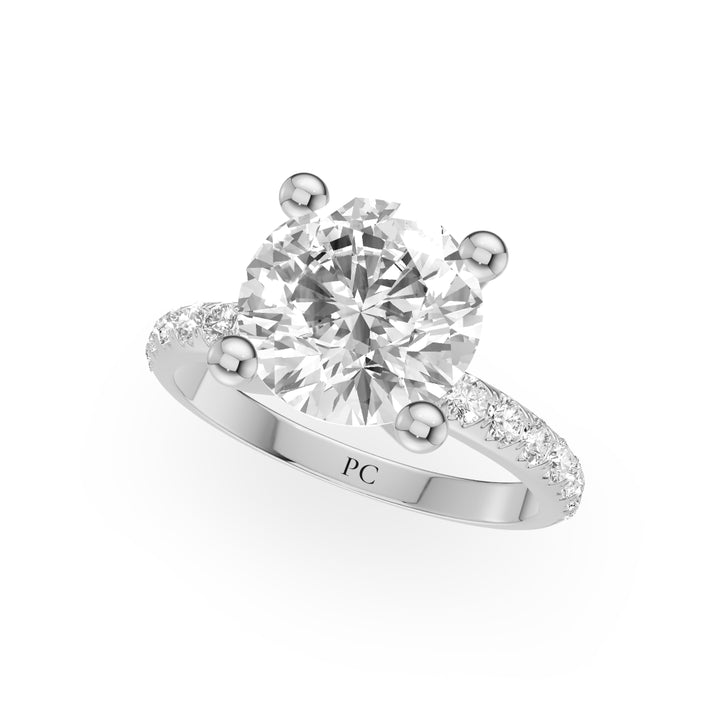 Estelle Pave Engagement Ring