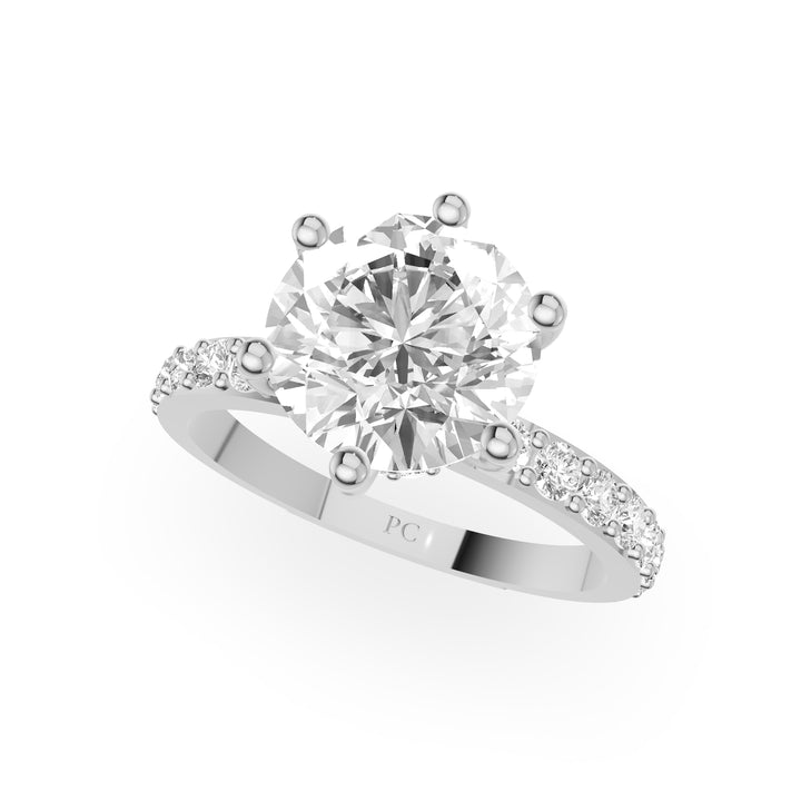 Wendy Hidden Halo Engagement Ring