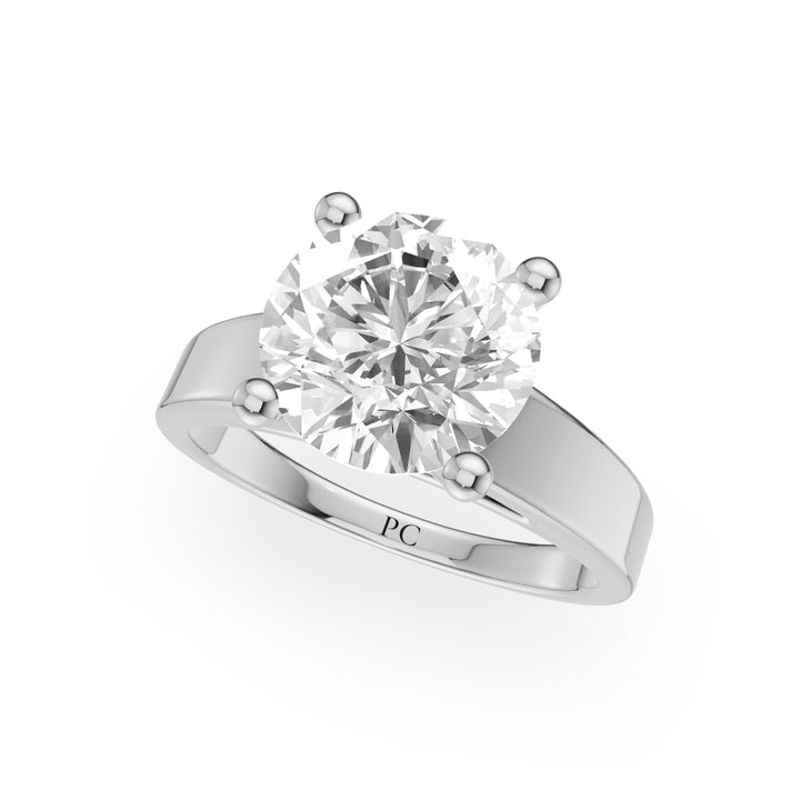 Carmen High-set Solitaire Engagement Ring