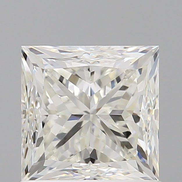 1.0 ct J Color SI1 Clarity Princess Shape Natural Diamond