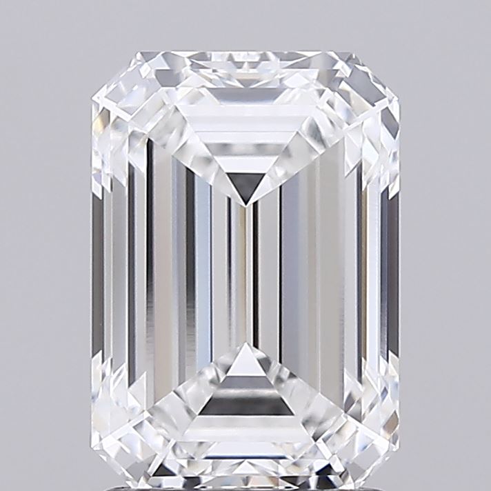 2.0 ct D Color VVS1 Clarity Emerald Shape Lab Grown Diamond