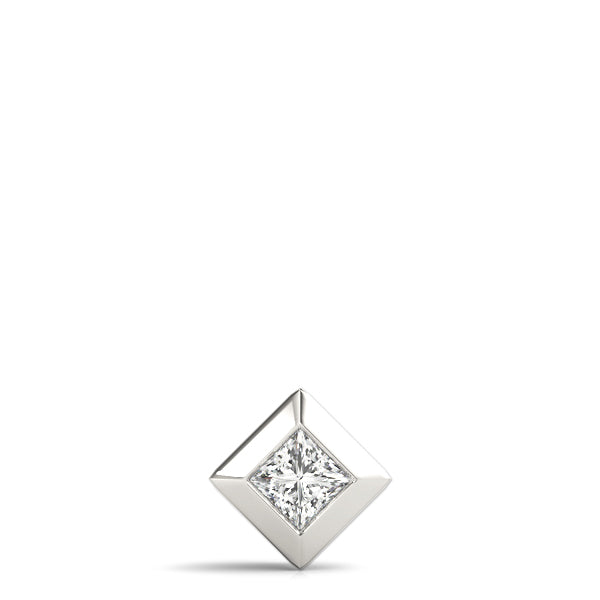 Tara Bezel Princess Solitare Pendant