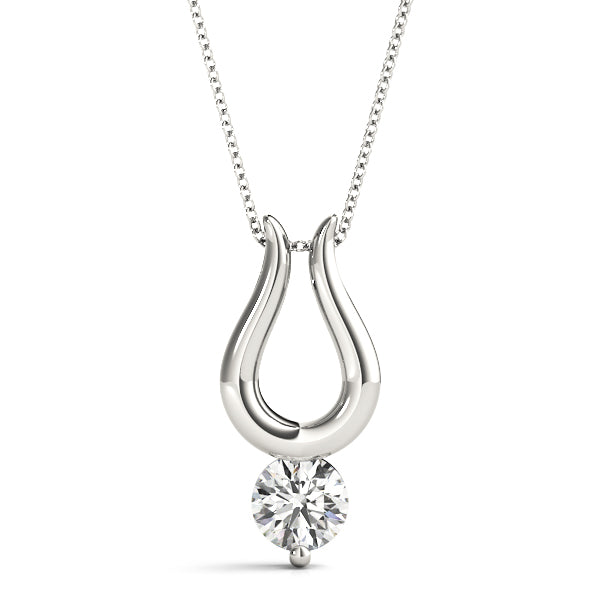 Luccy Clara Pendant in White Gold