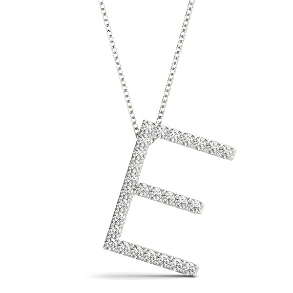 Diamond Initial E in Platinum
