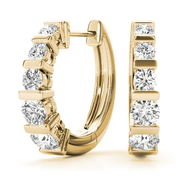 Monet Hoop Earrings in 10K Yellow Gold