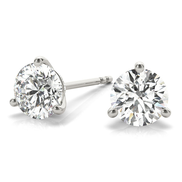 Jonna Hidden Halo Round Studs Earrings