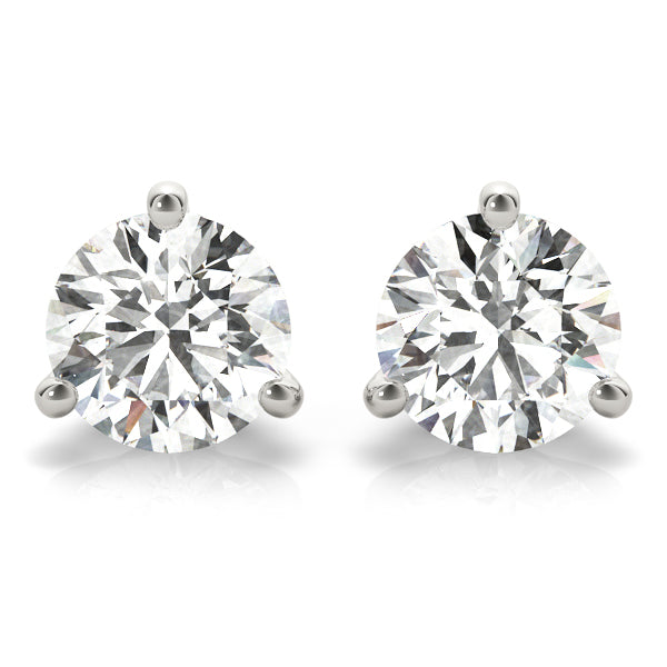 Jonna Hidden Halo Round Studs Earrings