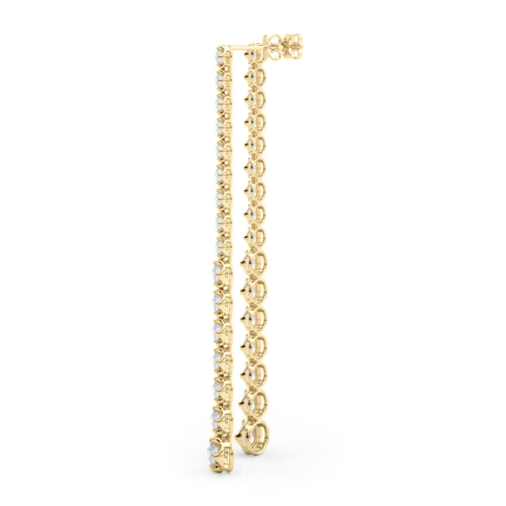 Claudia Drop Earrings in 10K Yellow Gold