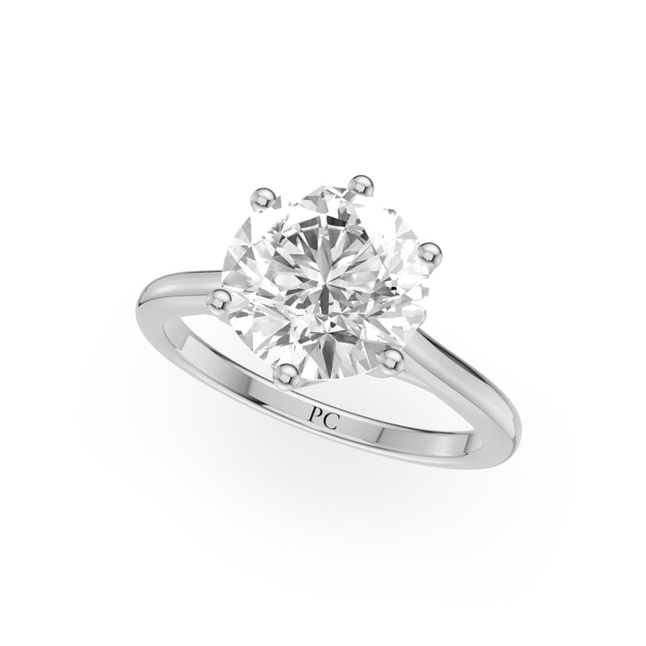 Joyce Six Prong Solitaireengagement Ring