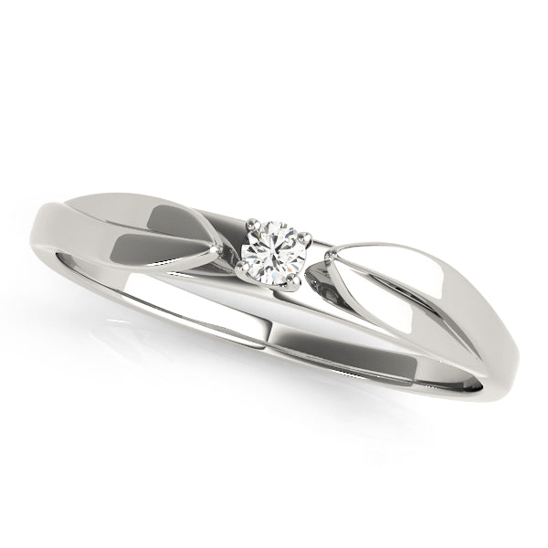 Dia Wedding Band Prong Set in Platinum