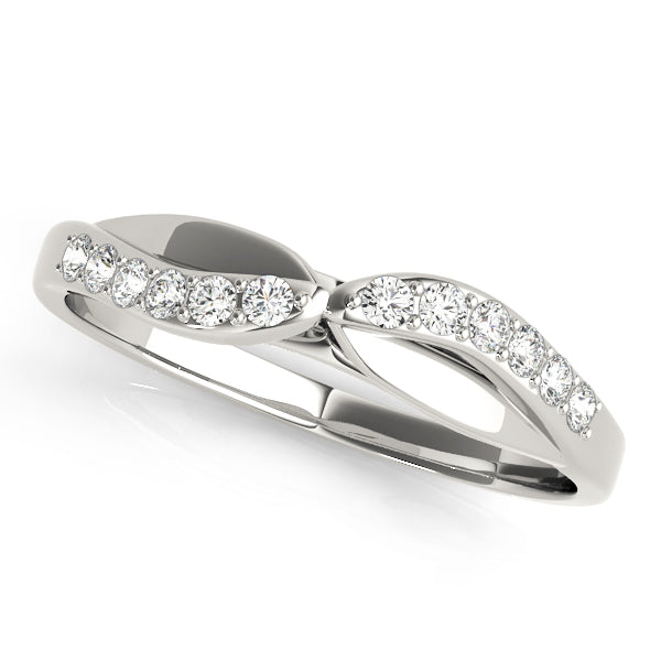 Eva Wedding Band in Platinum