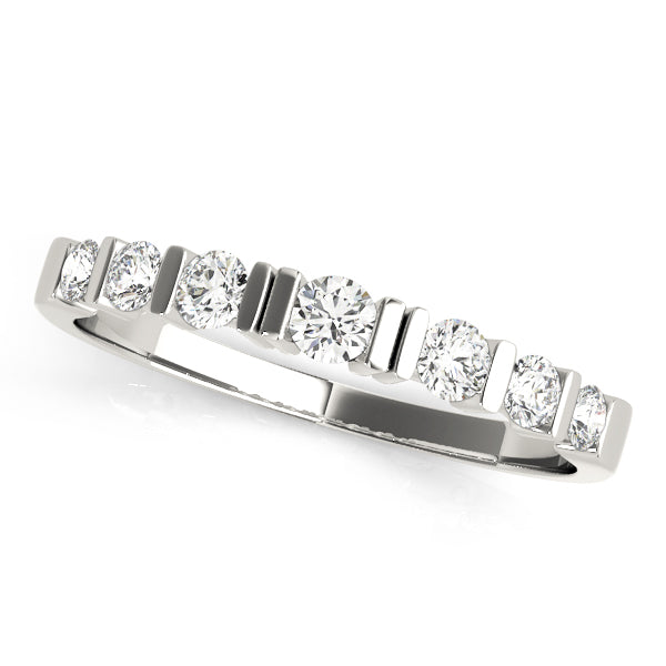 Mark Wedding Band Bar Set in Platinum