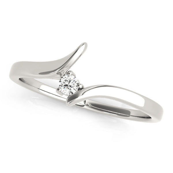 Kris Wedding Curved Band in Platinum