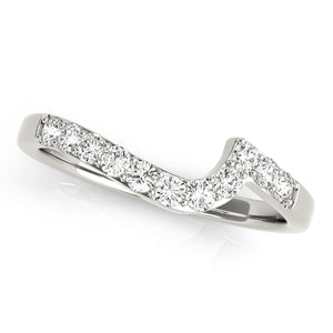Lucia Wedding Band Curved Band