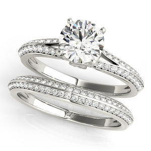 Monica Double Pave Engagement Ring