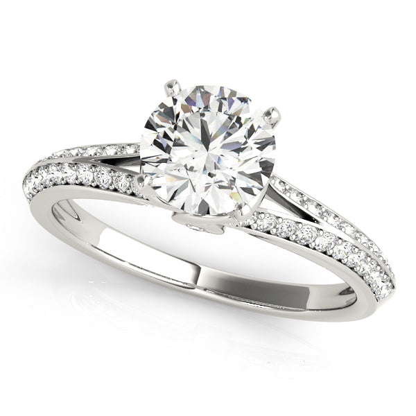 Monica Double Pave Engagement Ring