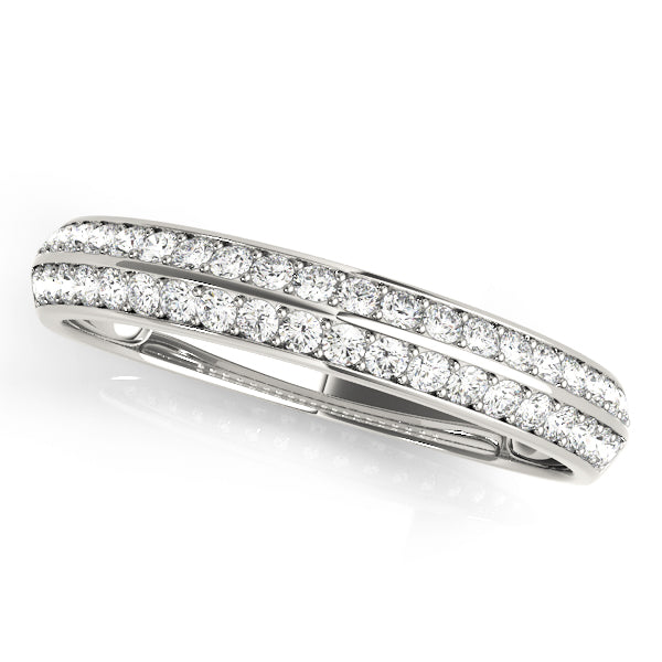Kave Wedding Band Pave in Platinum