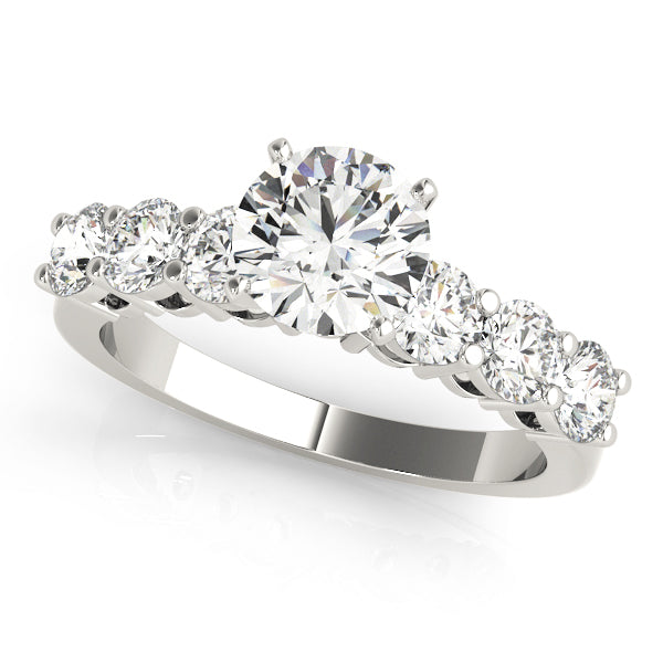 Jordan Side Stone Engagement Ring
