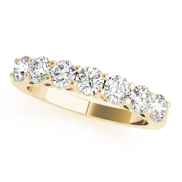 Rio 8 Stone Wedding Band in Platinum