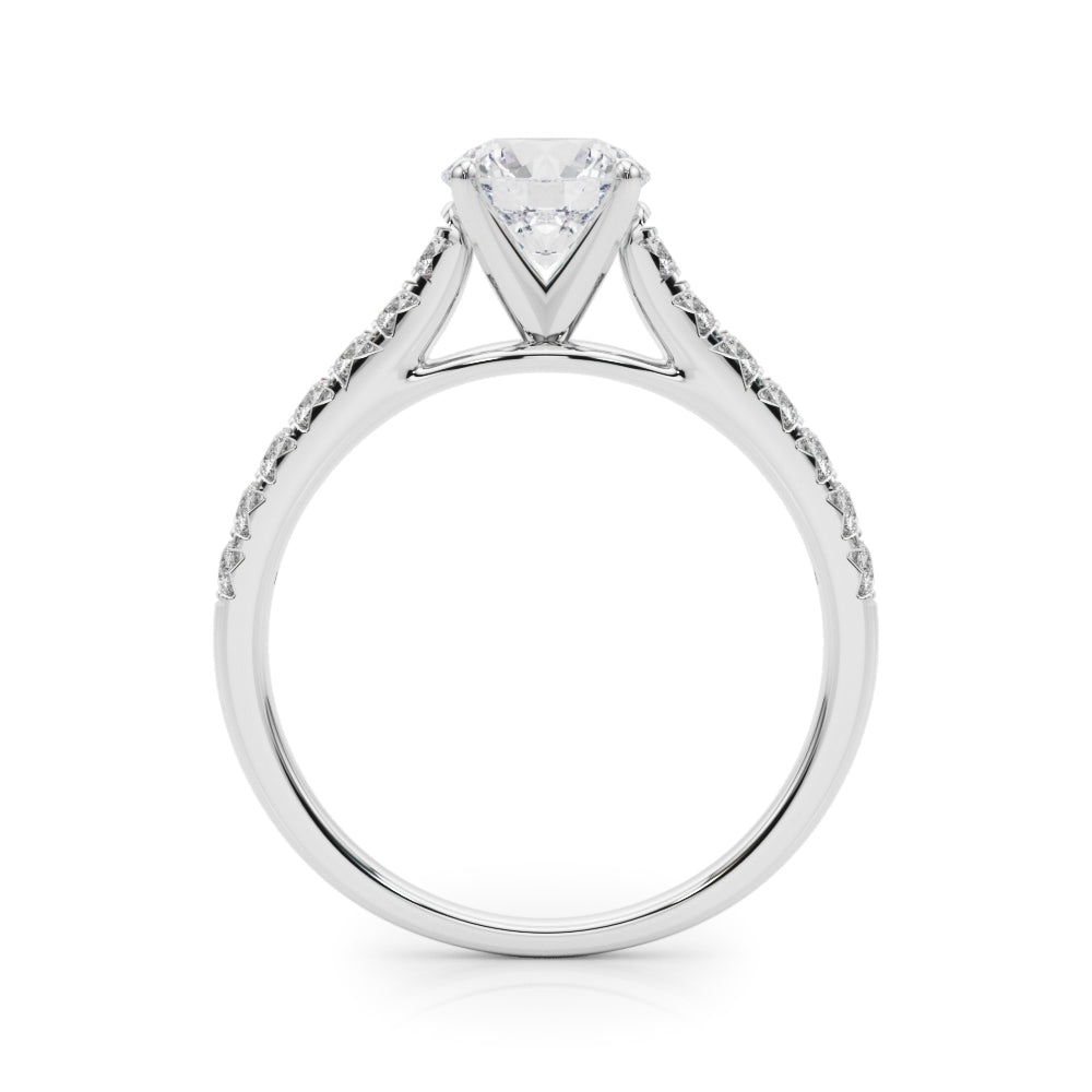 Burry Pave Engagement Ring