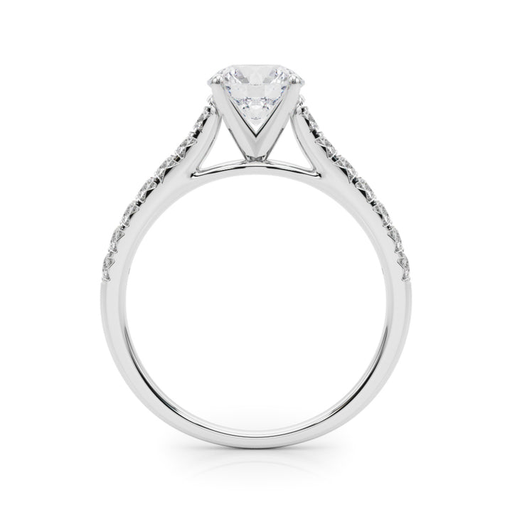 Burry Pave Engagement Ring