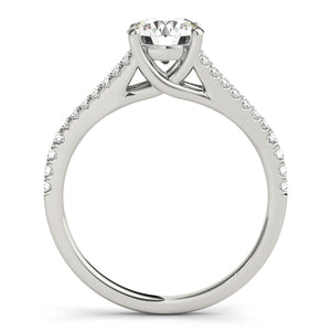 Uray Multirow Pave Engagement Ring