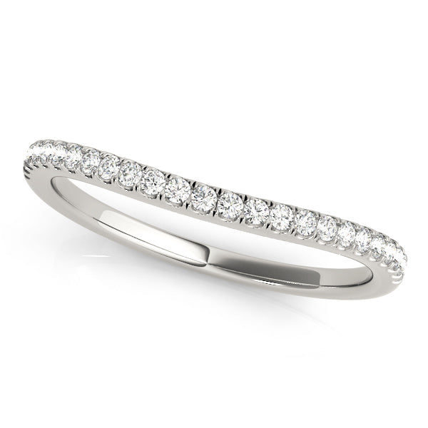 Lucia Wedding Band Curved Band