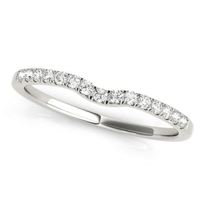 Zian Wedding Band Curved Band