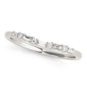Lucifer Wedding Band Fancy Shape