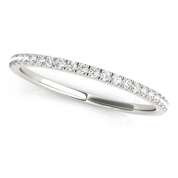 Violet Wedding Band in Platinum