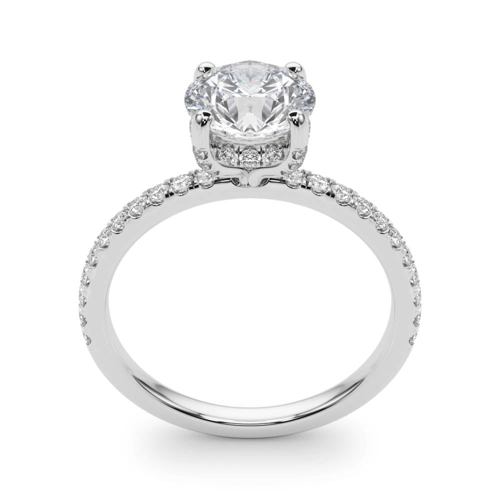 Xaviar Pave Basket Halo Engagement Ring