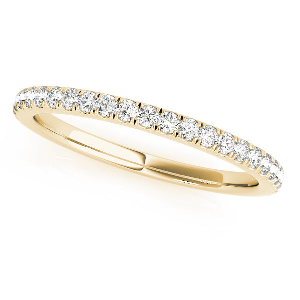 Diam Wedding Band in Yellow Gold