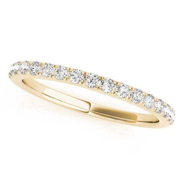 Freesia Wedding Band in Yellow Gold