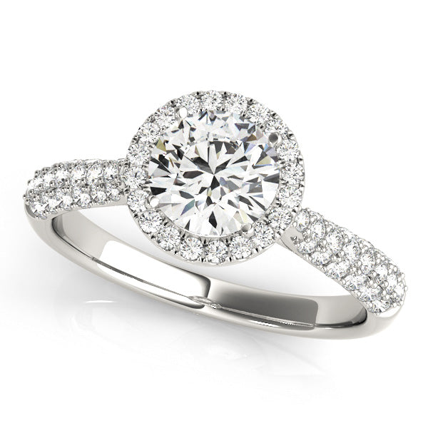 Haley Halo Engagement Ring
