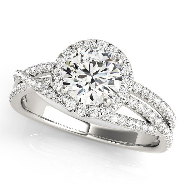 Flora Halo Mutlirow Engagement Ring