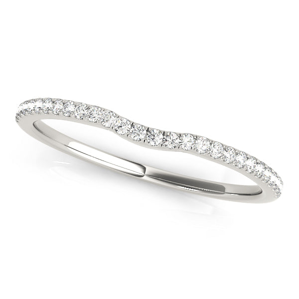 Jade Wedding Band in Platinum
