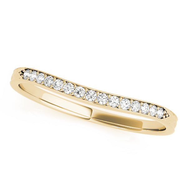 Sophia Wedding Band in Yellow Gold