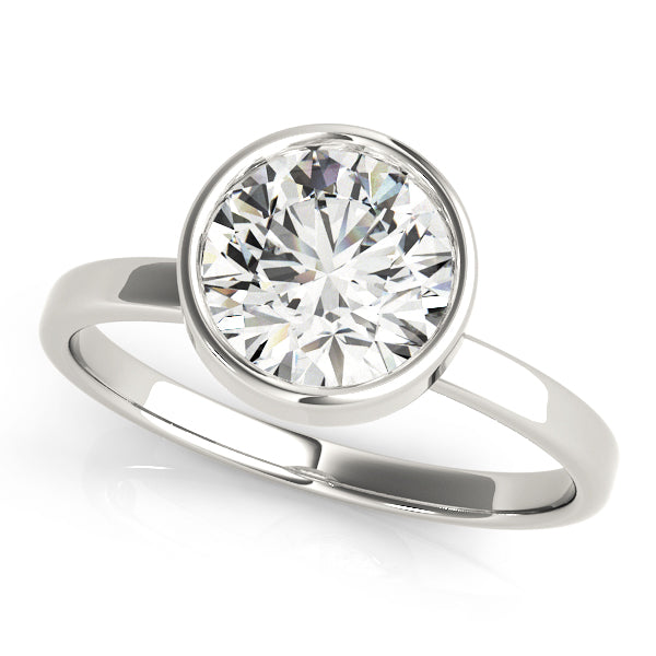 Jessia Bezel Solitaire Engagement Ring