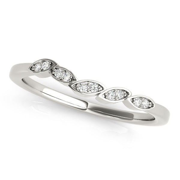 Nina Wedding Band in Platinum