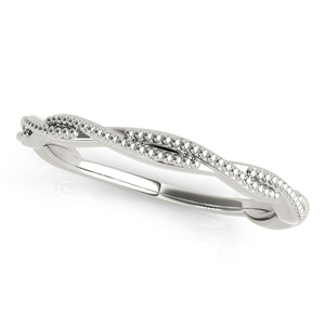 Classy Twisted Wedding Band
