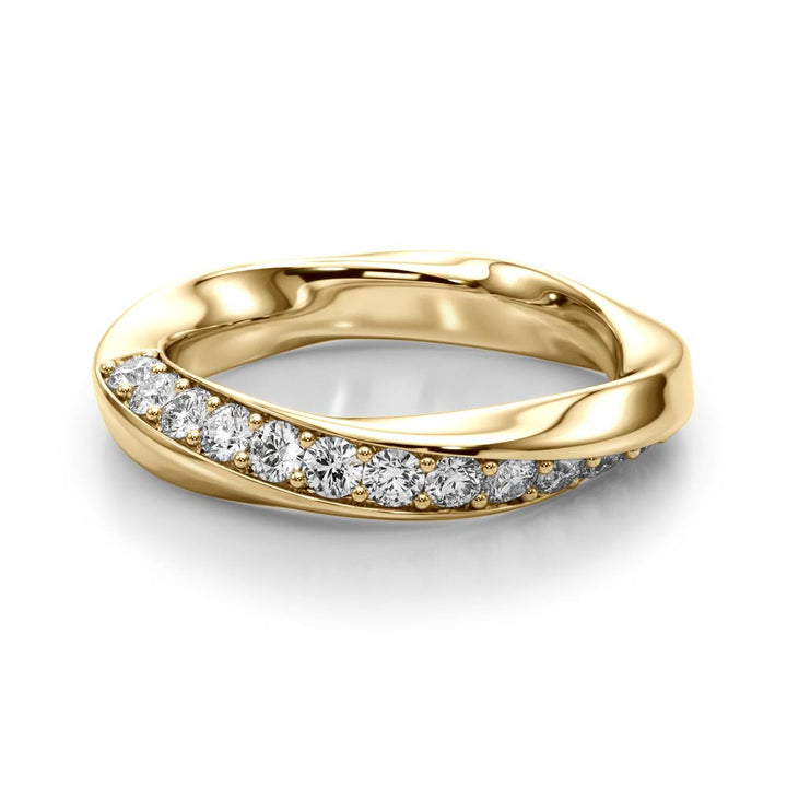Glory Wedding Band in Yellow Gold