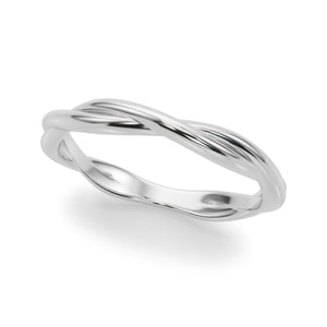 Celia Twisted Wedding Band