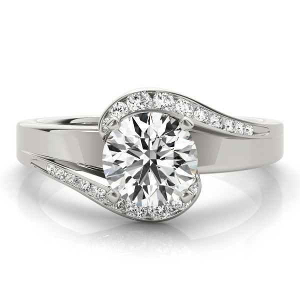 Seyal Bypass Solitare Engagement Ring