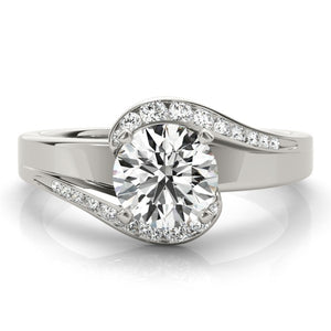 Seyal Bypass Solitare Engagement Ring