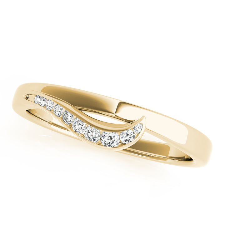 Aka Wedding Band in Yellow Gold