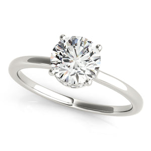 Glow Hidden Halo Engagement Ring