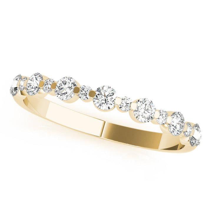 Lilac Wedding Band in Yellow Gold