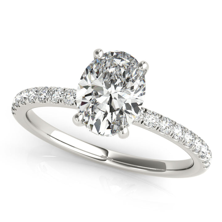 Remi Delicate Pave Engagement Ring
